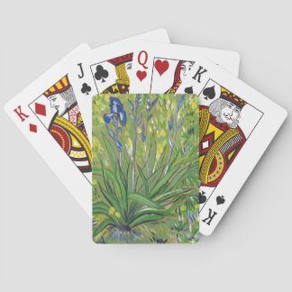Jeu De Cartes Van Gogh art Irises, reproduction acrylique