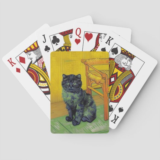 Jeu De Cartes Van Gogh Black Cat (dos)