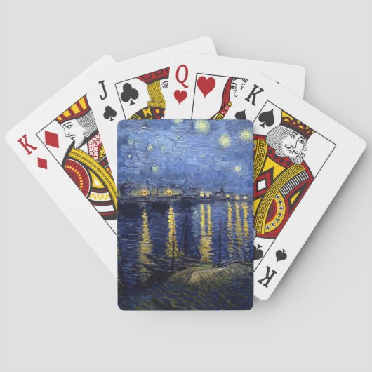 Jeu De Cartes Van Gogh Nuit étoilée sur Rhône (dos)