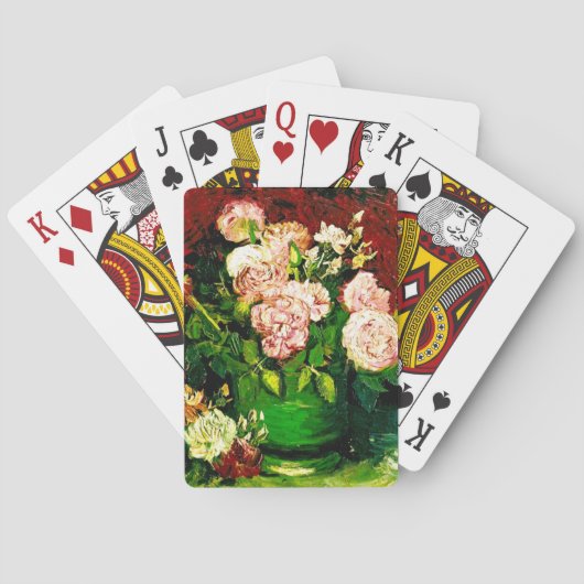 Jeu De Cartes Van Gogh Peonies et Roses (dos)