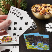 Jeu De Cartes Van Gogh Style Chat avec tournesol (In Situ)