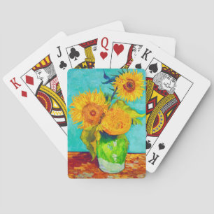 Jeu De Cartes Van Gogh Sunflowers 