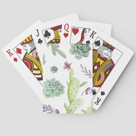 Jeu De Cartes Variété Cactus (dos)