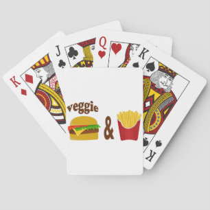 Jeu De Cartes Veggie Burger et Fries