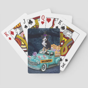 Jeu De Cartes Veillée d'Halloween de camion de montagne bernois
