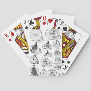 Jeu De Cartes Vélo à grande roue Penny Farthing