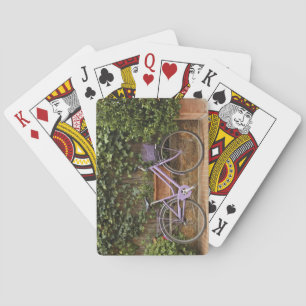 Jeu De Cartes Vélo garé, Pienza, Italie, Toscane
