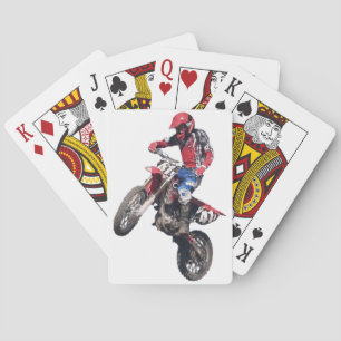 Jeu De Cartes Vélo rouge de saleté