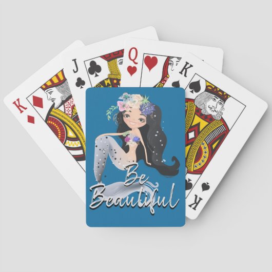 Jeu De Cartes Vélo Sirène Jouer Cartes (dos)