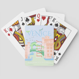 Jeu De Cartes Venice Travel Art, Italie, Travel Art