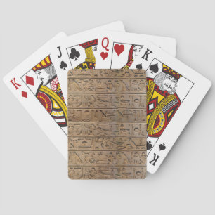 Jeu De Cartes Venin d'Egyptian Hiéroglyphe