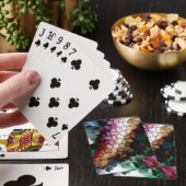 Jeu De Cartes Vent foncé centré sur le cube (In Situ)