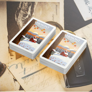 Jeu De Cartes Vermont vintage