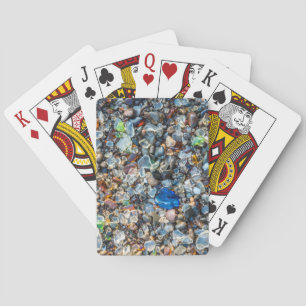 Jeu De Cartes Verre de mer étincelant