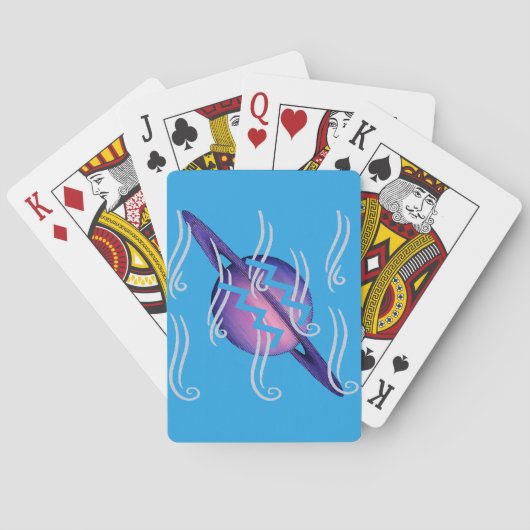 Jeu De Cartes Verseau (dos)