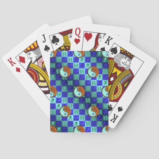 Jeu De Cartes Verseau & Bœuf de Bois (dos)