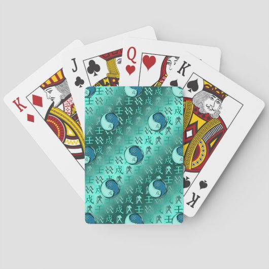 Jeu De Cartes Verseau & Chien d'Eau (dos)