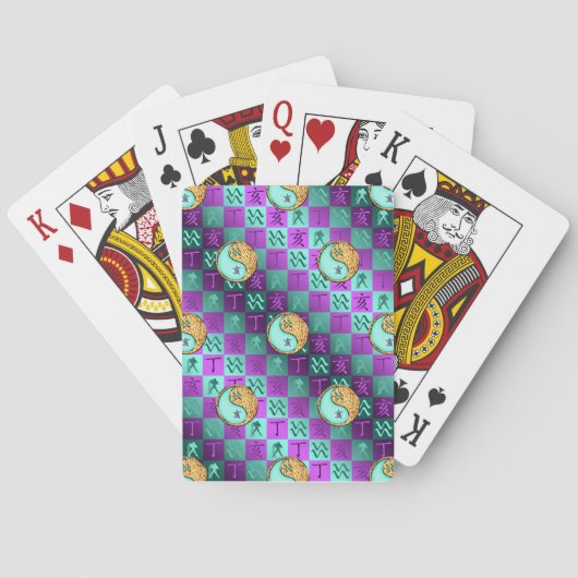 Jeu De Cartes Verseau & Sanglier de Feu (dos)