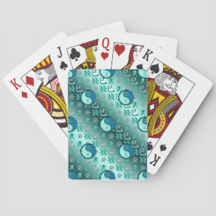 Jeu De Cartes Verseau & Serpent d'eau