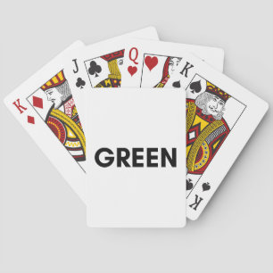 Jeu De Cartes vert