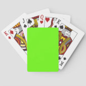 Jeu De Cartes Vert clair (couleur solide) (dos)