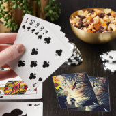 Jeu De Cartes Vert "Tournesol" (In Situ)
