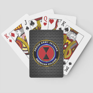 Jeu De Cartes Vétéran de la 7e division d'infanterie Division Ba