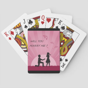 JEU DE CARTES VEUX-TU M'ÉPOUSER?