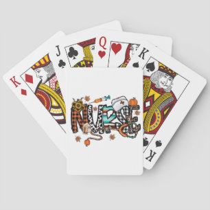 Jeu De Cartes Vibes D'Automne Qui Infirmière Vie Infirmière Auto