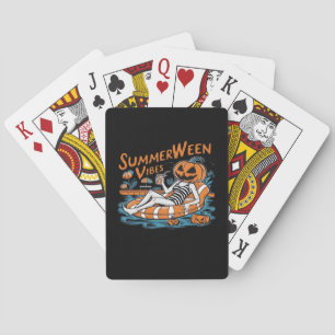 Jeu De Cartes Vibes D'Été Pour Été Éffrayant, Cadeau D'Halloween
