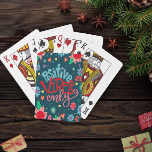 Jeu De Cartes Vibes positives modernes tendance Floral