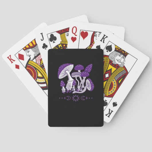 Jeu De Cartes Vibes Whimsigoth de champignons (dos)