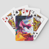 Jeu De Cartes Vibrant Abstract Fantasy Landscape (dos)