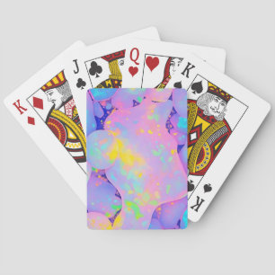 Jeu De Cartes Vibrant Pastel Colorful Abstrait