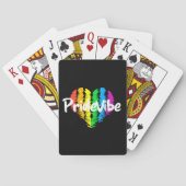 Jeu De Cartes Vibrant PrideVibe : traiter avec Rainbow Heart (dos)