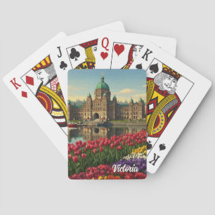 Jeu De Cartes Victoria Colombie-Britannique Canada Voyage