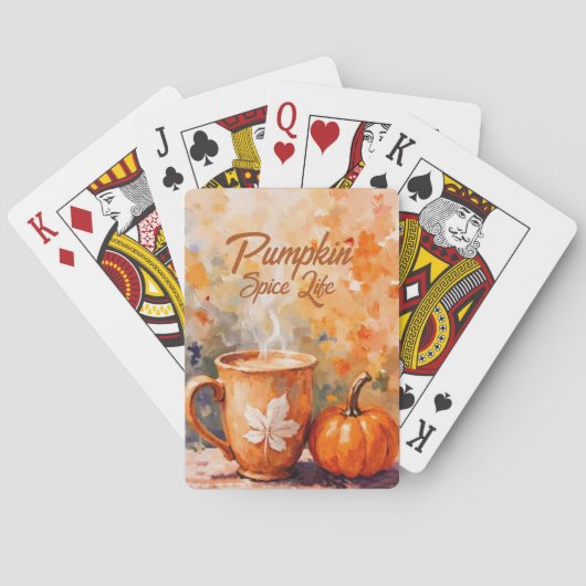Jeu De Cartes Vie citrouille épice (dos)