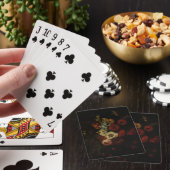 Jeu De Cartes Vie morte avec fleurs (In Situ)