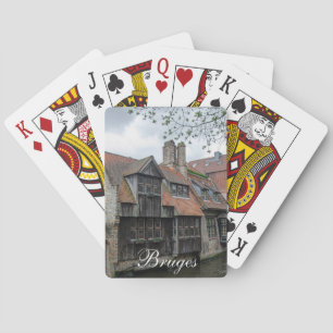 Jeu De Cartes Vieille ville de Bruges en Belgique