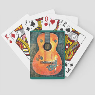 Jeu De Cartes Vieilles cartes de jeu acoustiques