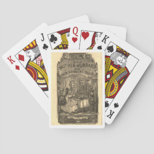 Jeu De Cartes Vielle mère Hubbard et son chien comique
