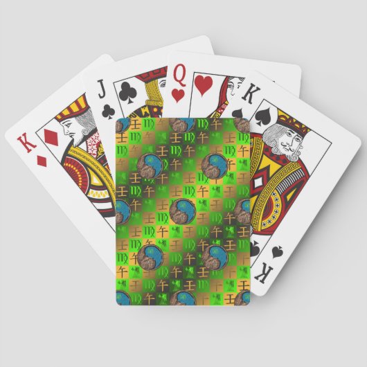 Jeu De Cartes Vierge & Cheval d'eau (dos)