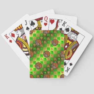 Jeu De Cartes Vierge & Dragon de Bois