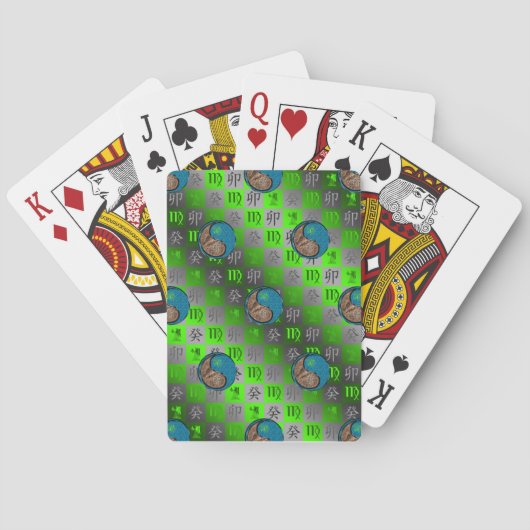 Jeu De Cartes Vierge & Lapin d'eau (dos)