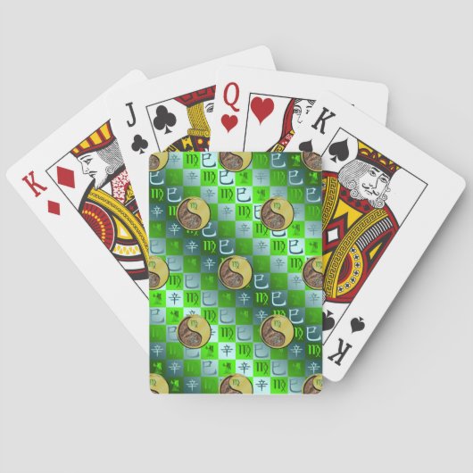 Jeu De Cartes Vierge & Serpent Métal (dos)