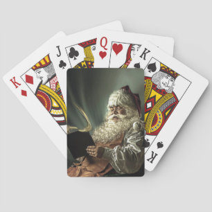 Jeu De Cartes Vieux Père Noël Lire Sa Liste