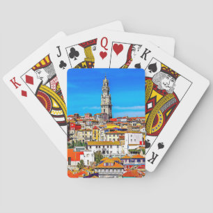 Jeu De Cartes Vieux Porto avec tour Clerigos