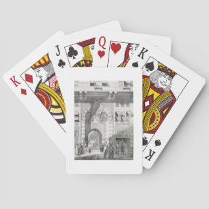 Jeu De Cartes View of the Door of Okal Kaid-Bey, from 'Monuments