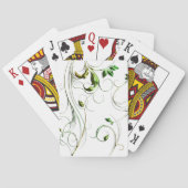 Jeu De Cartes Vignes vert jaune (dos)