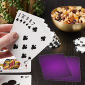 Jeu De Cartes Vignette Violet-Noir Grainy (In Situ)